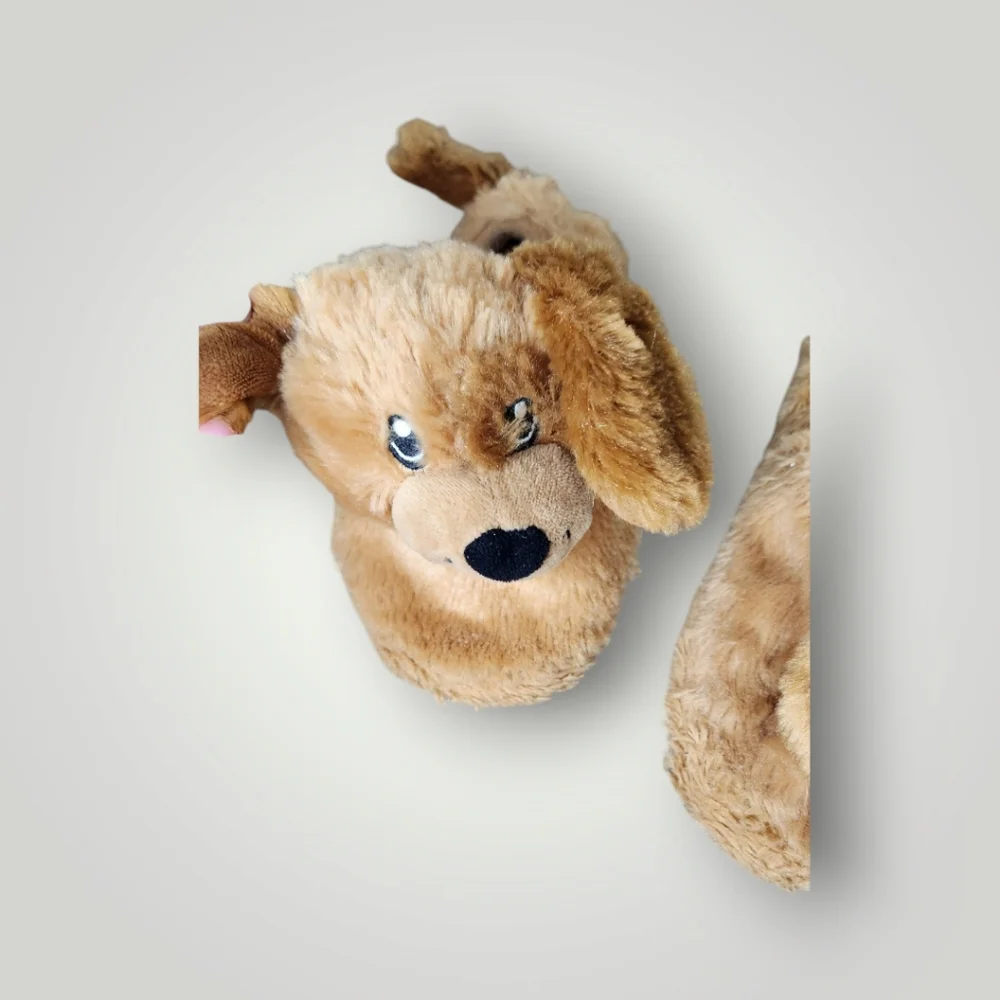Build A Bear Workshop Puppy Dog Kid Children Slippers Size 12-13